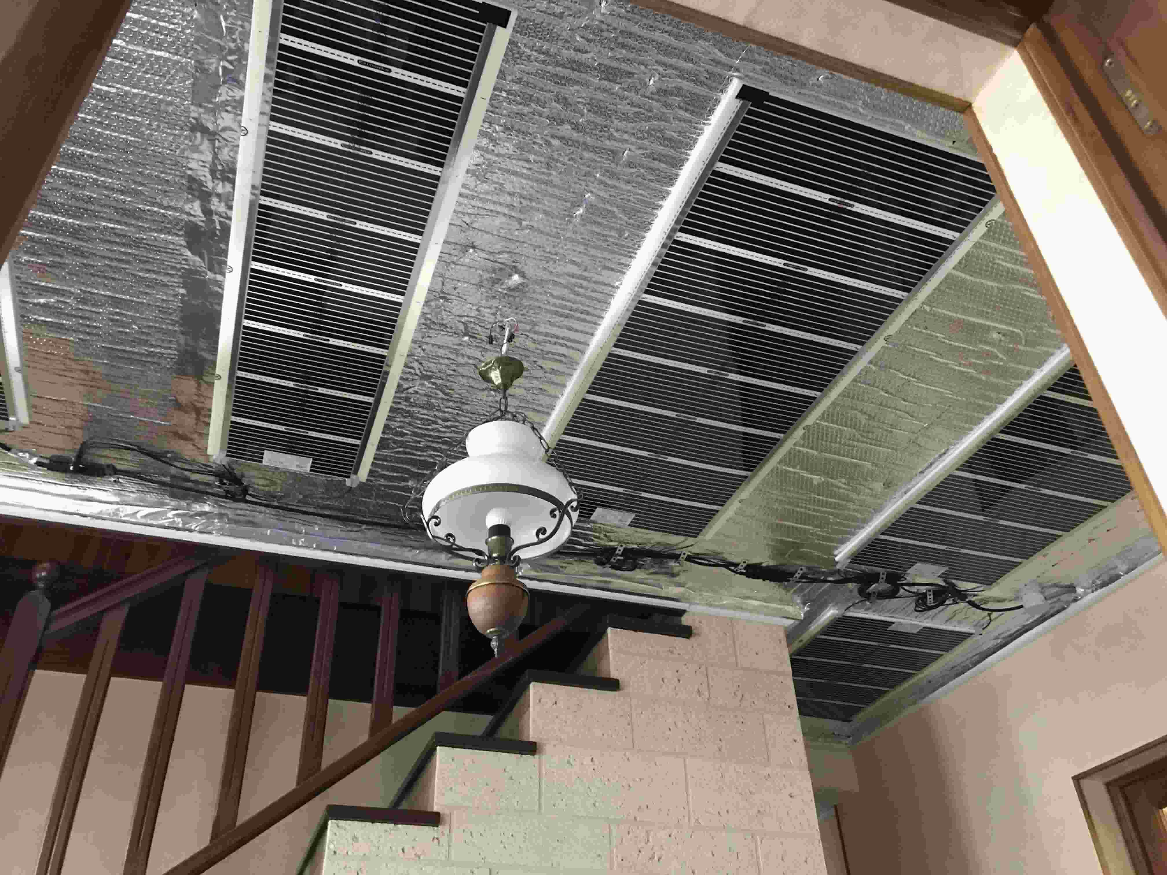 pose panneaux chauffants epan slim ceilingo par cédric louwette